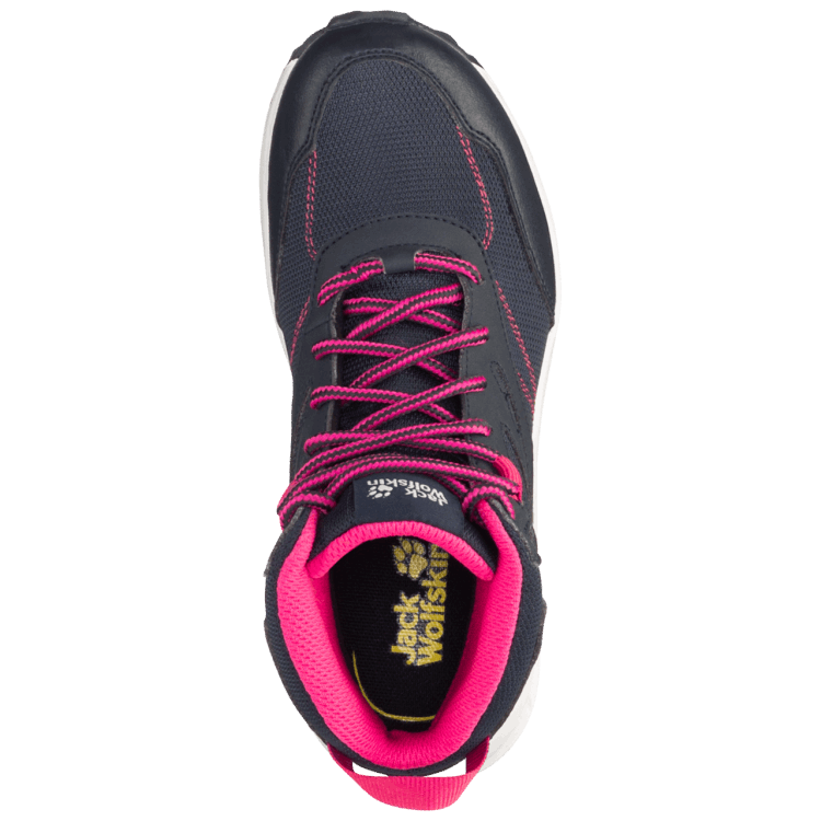 Brand Jack Wolfskin Night Blue-Pink Origin WOODLAND TEXAPORE MID K