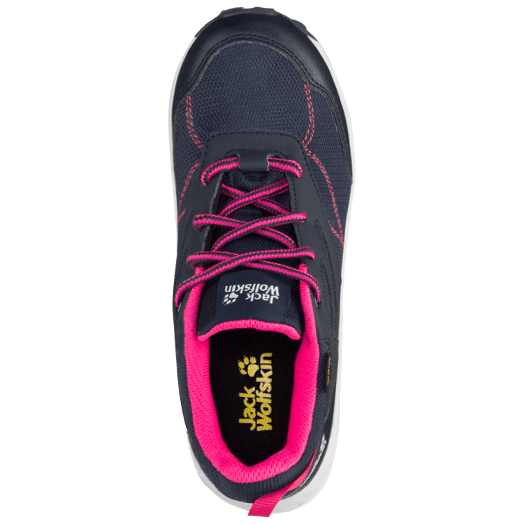 Brand Jack Wolfskin WOODLAND TEXAPORE LOW K Night Blue-Pink