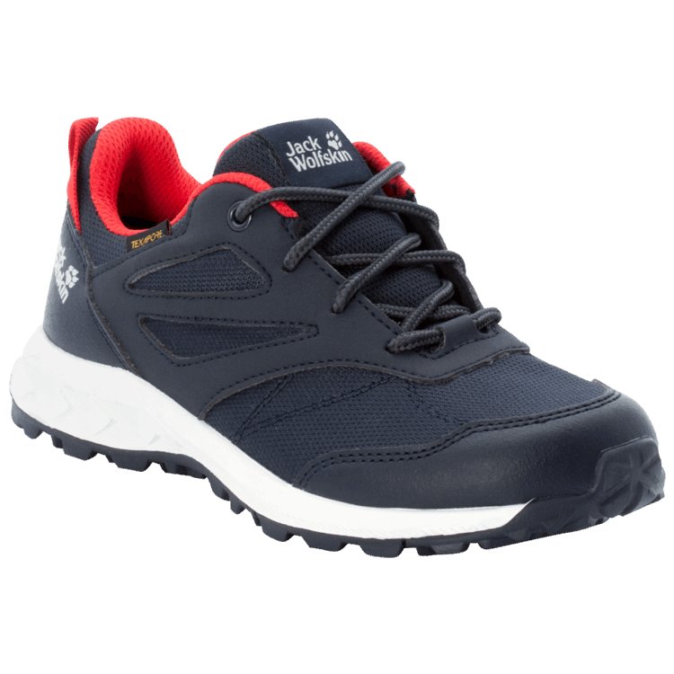 Brand Jack Wolfskin Night Blue-Red WOODLAND TEXAPORE LOW K
