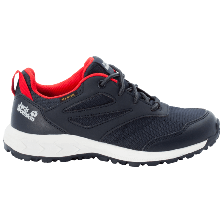 Brand Jack Wolfskin Night Blue-Red WOODLAND TEXAPORE LOW K
