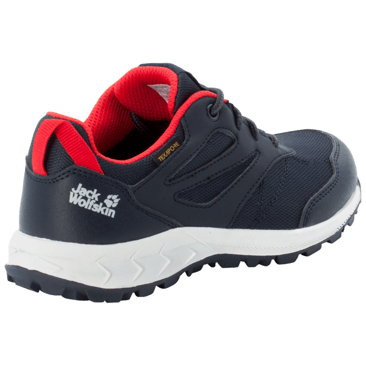 Brand Jack Wolfskin Night Blue-Red WOODLAND TEXAPORE LOW K