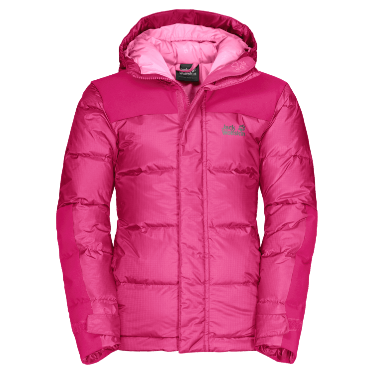 Brand Jack Wolfskin Hot Pink Peony Kid's Mount Cook Jacket