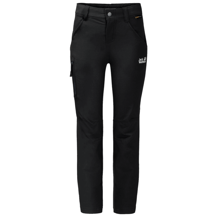Fashion Black Kid's Activate Pants Brand Jack Wolfskin