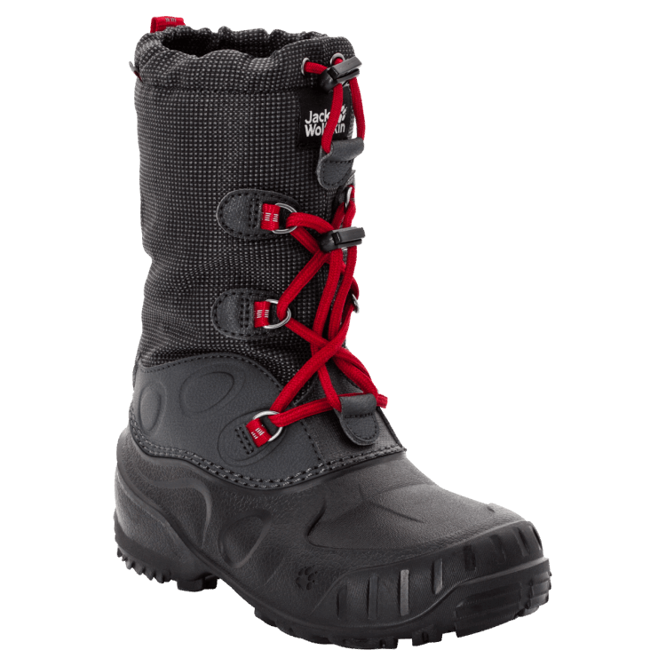 Black-Red Brand Jack Wolfskin Collections Kid's Iceland Texapore High