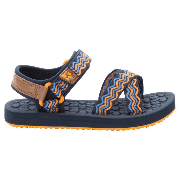 Brand Jack Wolfskin Blue-Orange Best Kid's Zulu