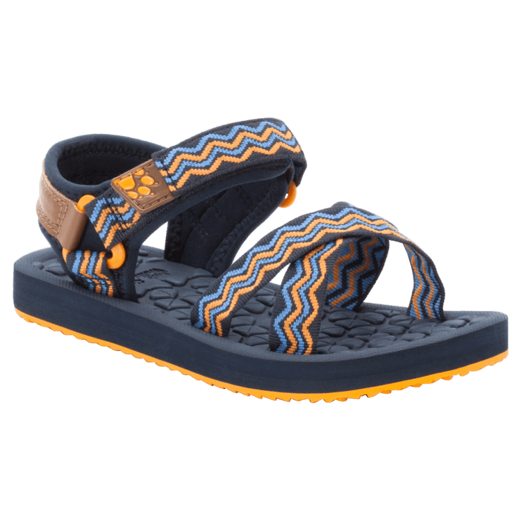 Brand Jack Wolfskin Blue-Orange Best Kid's Zulu