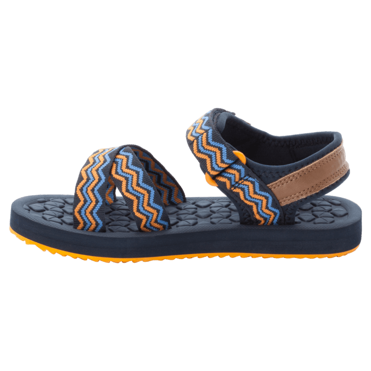 Brand Jack Wolfskin Blue-Orange Best Kid's Zulu