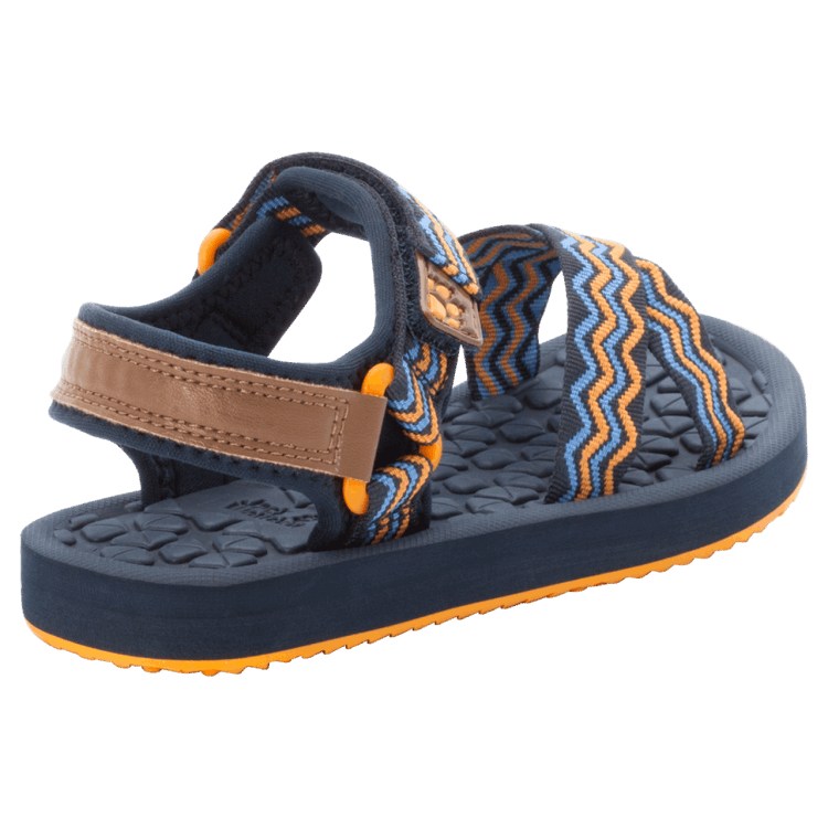 Brand Jack Wolfskin Blue-Orange Best Kid's Zulu