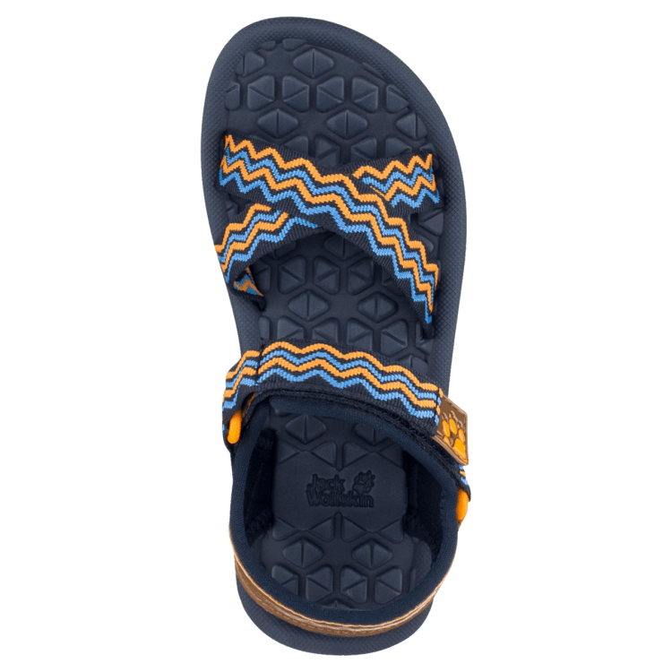 Brand Jack Wolfskin Blue-Orange Best Kid's Zulu