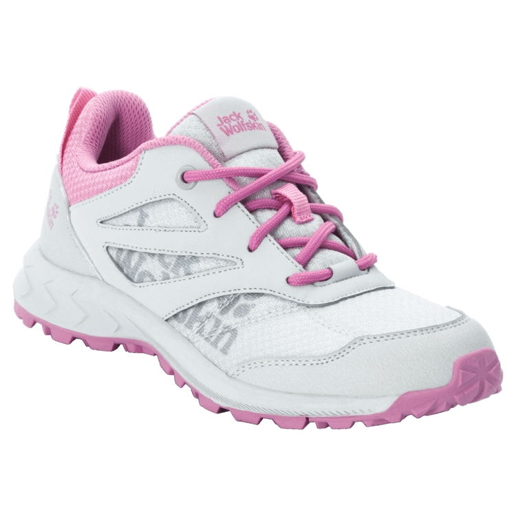 Brand Jack Wolfskin Collection Grey Pink Kid's Woodland Low