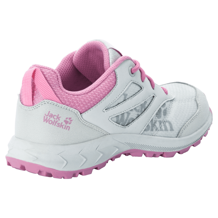Brand Jack Wolfskin Collection Grey Pink Kid's Woodland Low